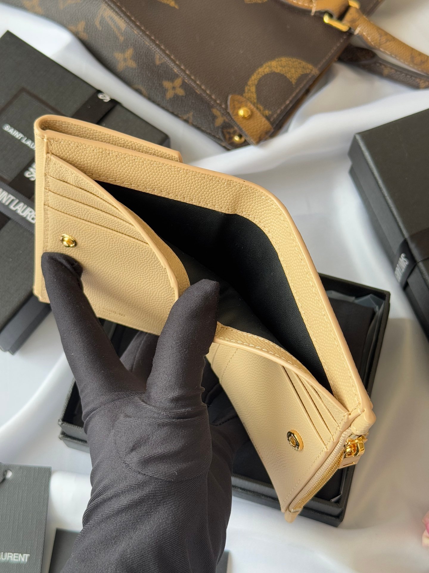 Saint Laurent Portefeuille à chaîne