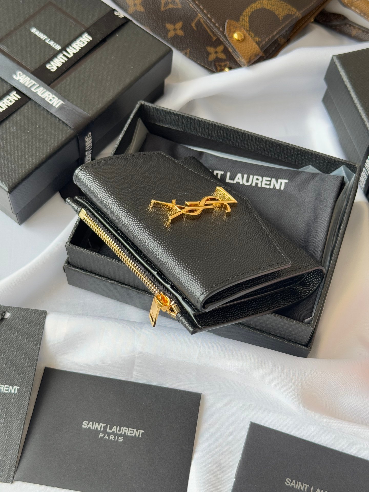 Saint Laurent Portefeuille à chaîne