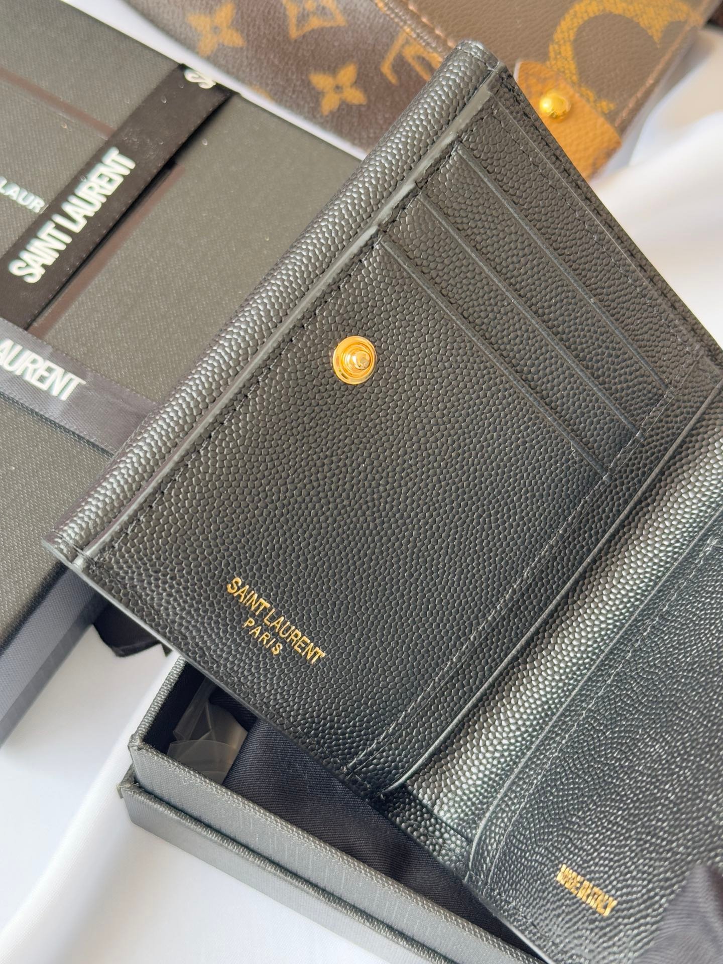 Saint Laurent Portefeuille à chaîne