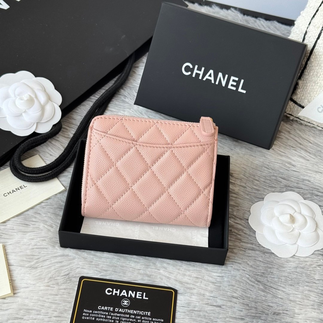 Chanel Portefeuille zippé matelassé