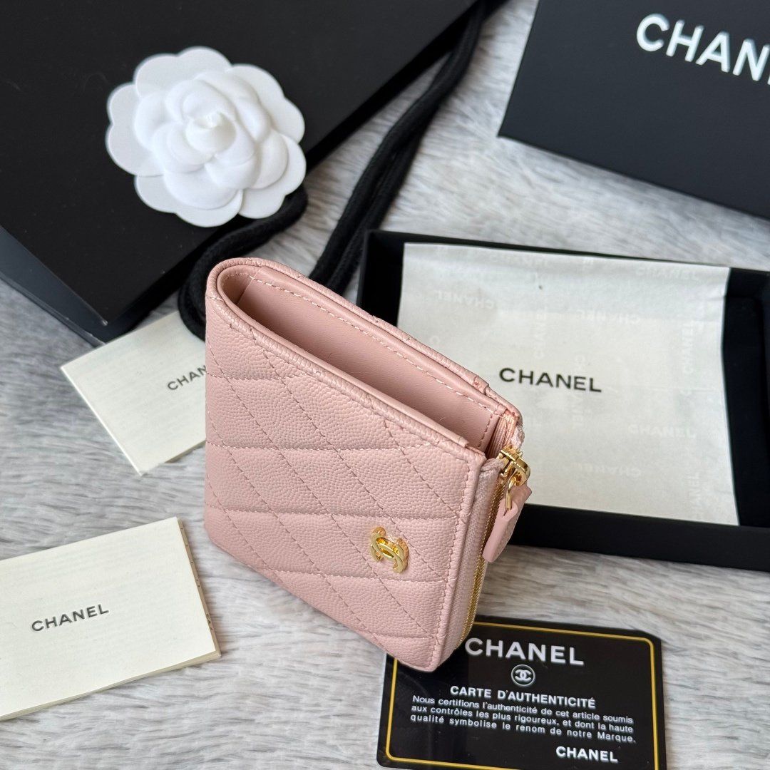 Chanel Portefeuille zippé matelassé