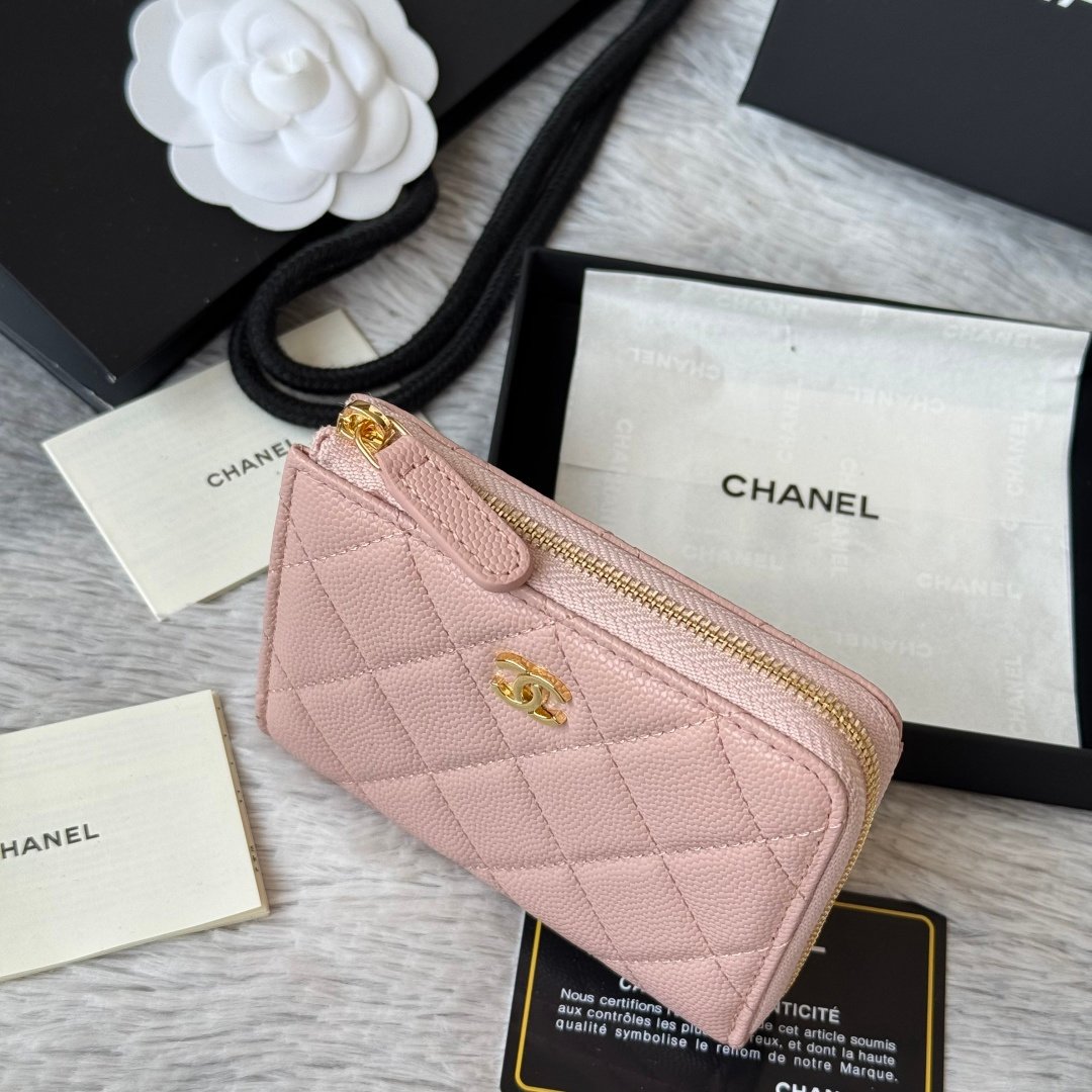 Chanel Portefeuille zippé matelassé