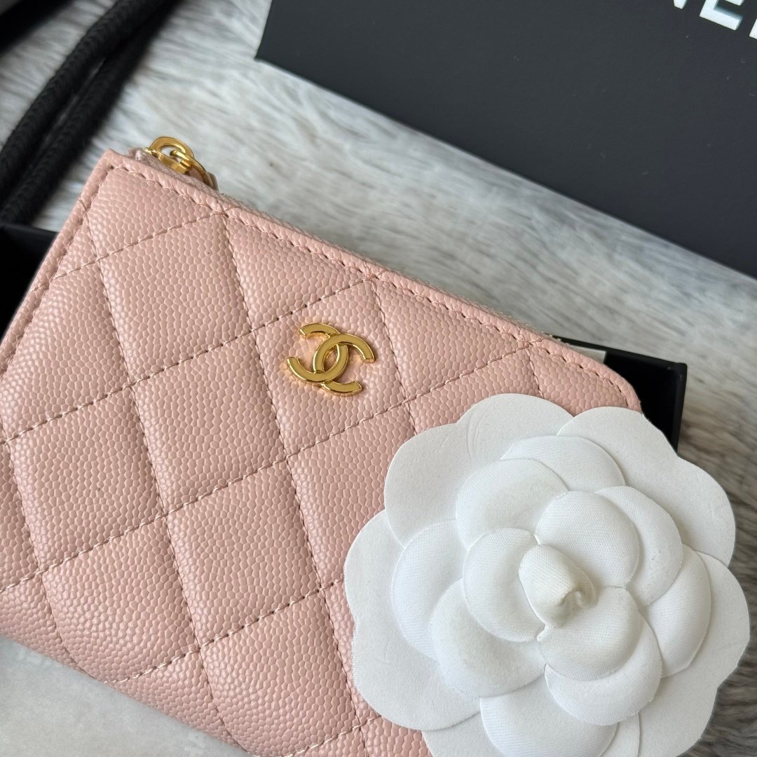 Chanel Portefeuille zippé matelassé