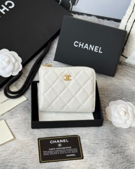 Chanel Portefeuille zippé matelassé