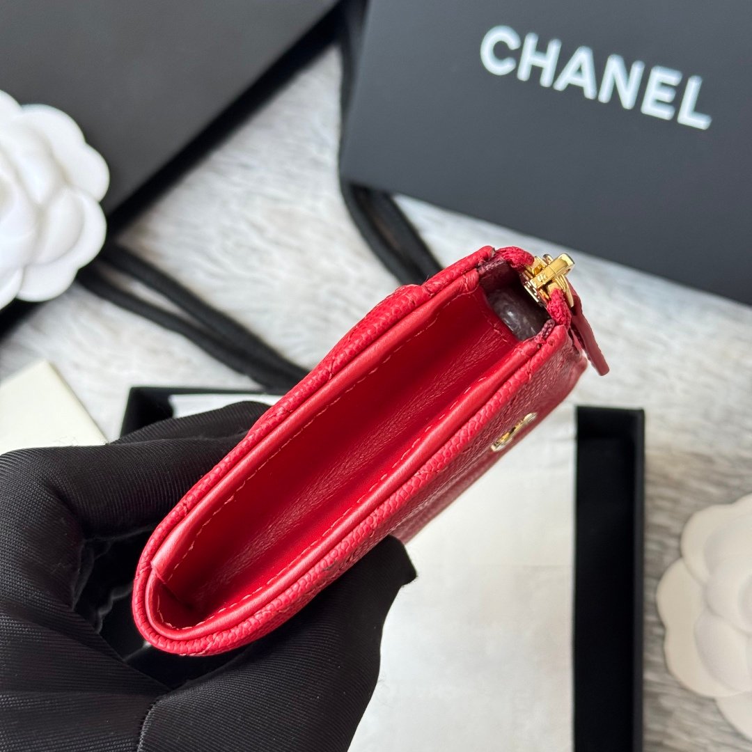 Chanel Portefeuille zippé matelassé