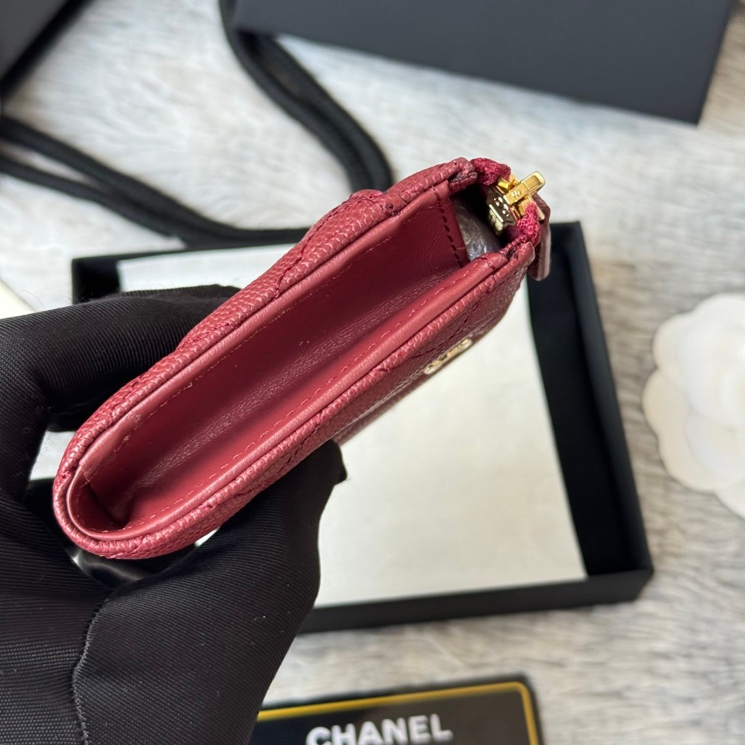 Chanel Portefeuille zippé matelassé