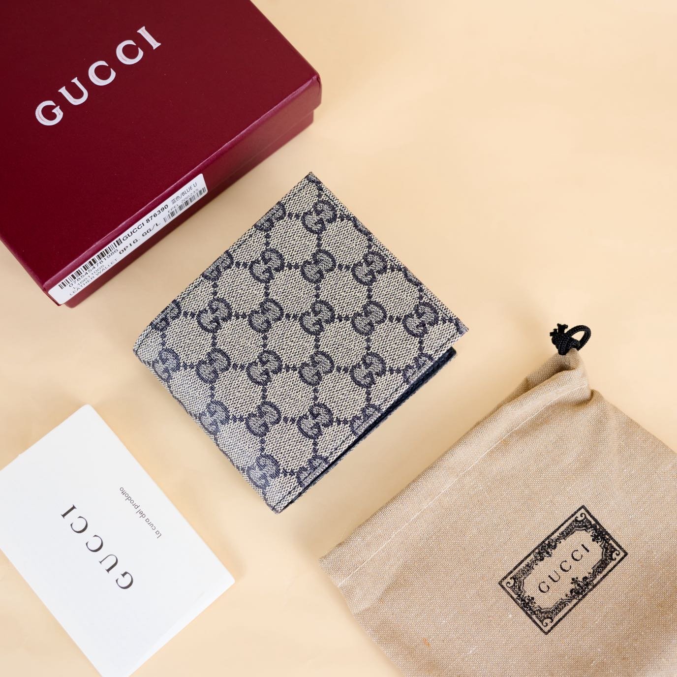 Gucci Portefeuille pliant monogramme
