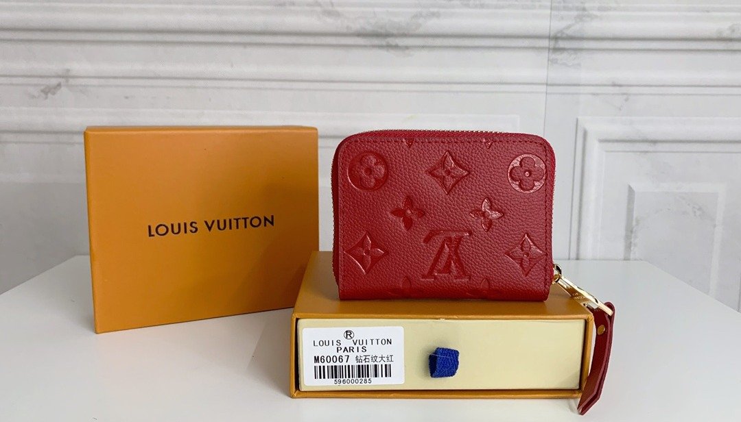 Louis Vuitton Portefeuille zippé monogramme