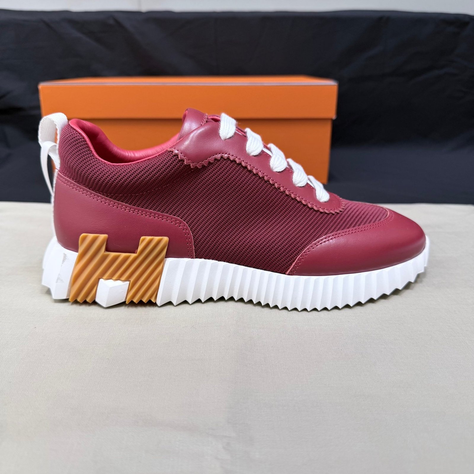 Hermès Bouncing Bordeaux et Camel