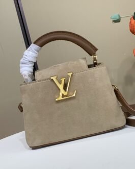 Louis Vuitton Capucines Mini Beige taupe