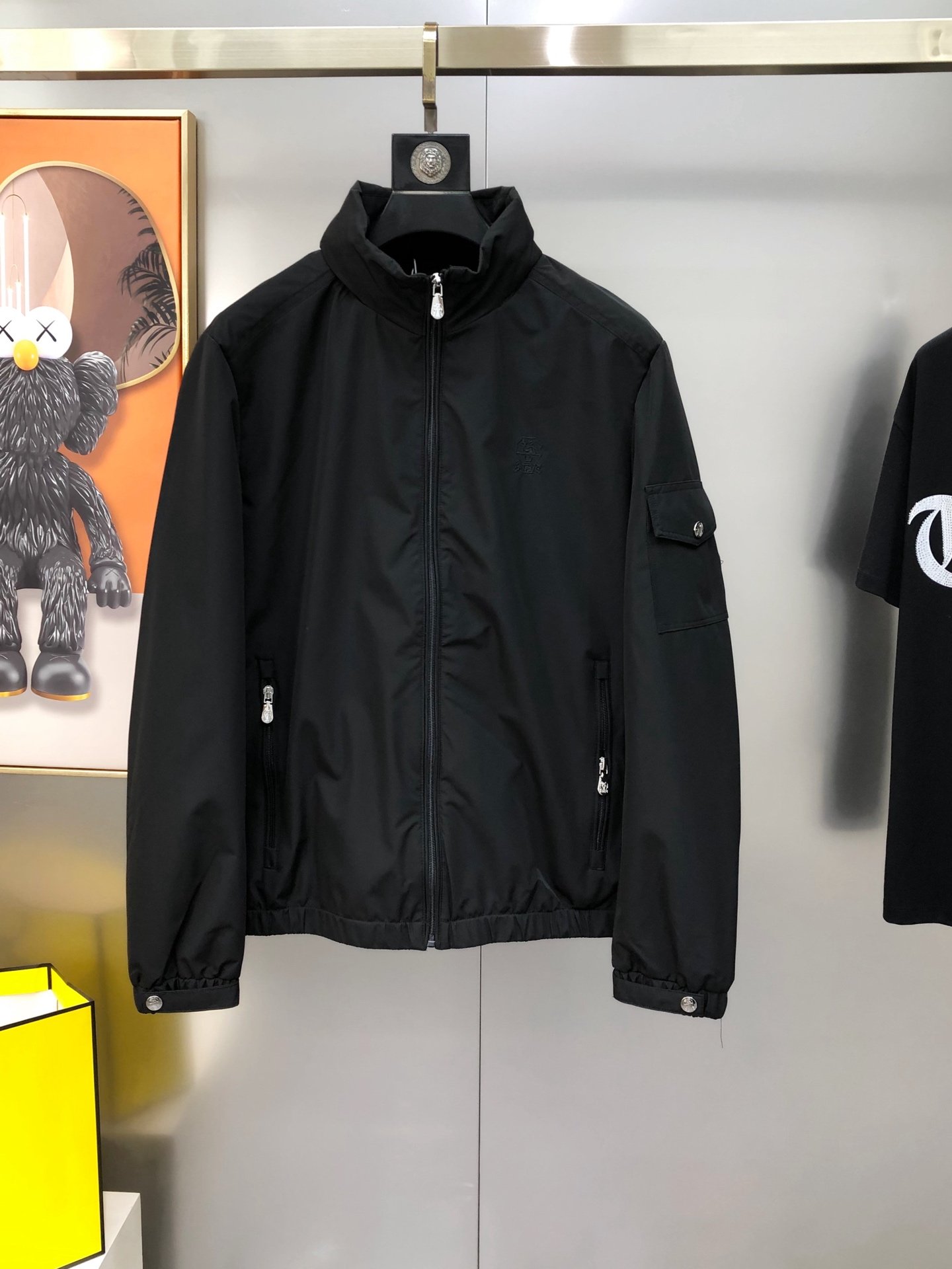 Brunello Cucinelli Veste technique à capuche – Noir
