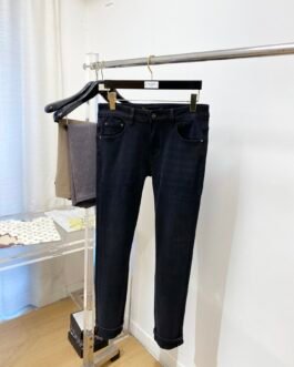 Fendi Jean en denim FF – Noir