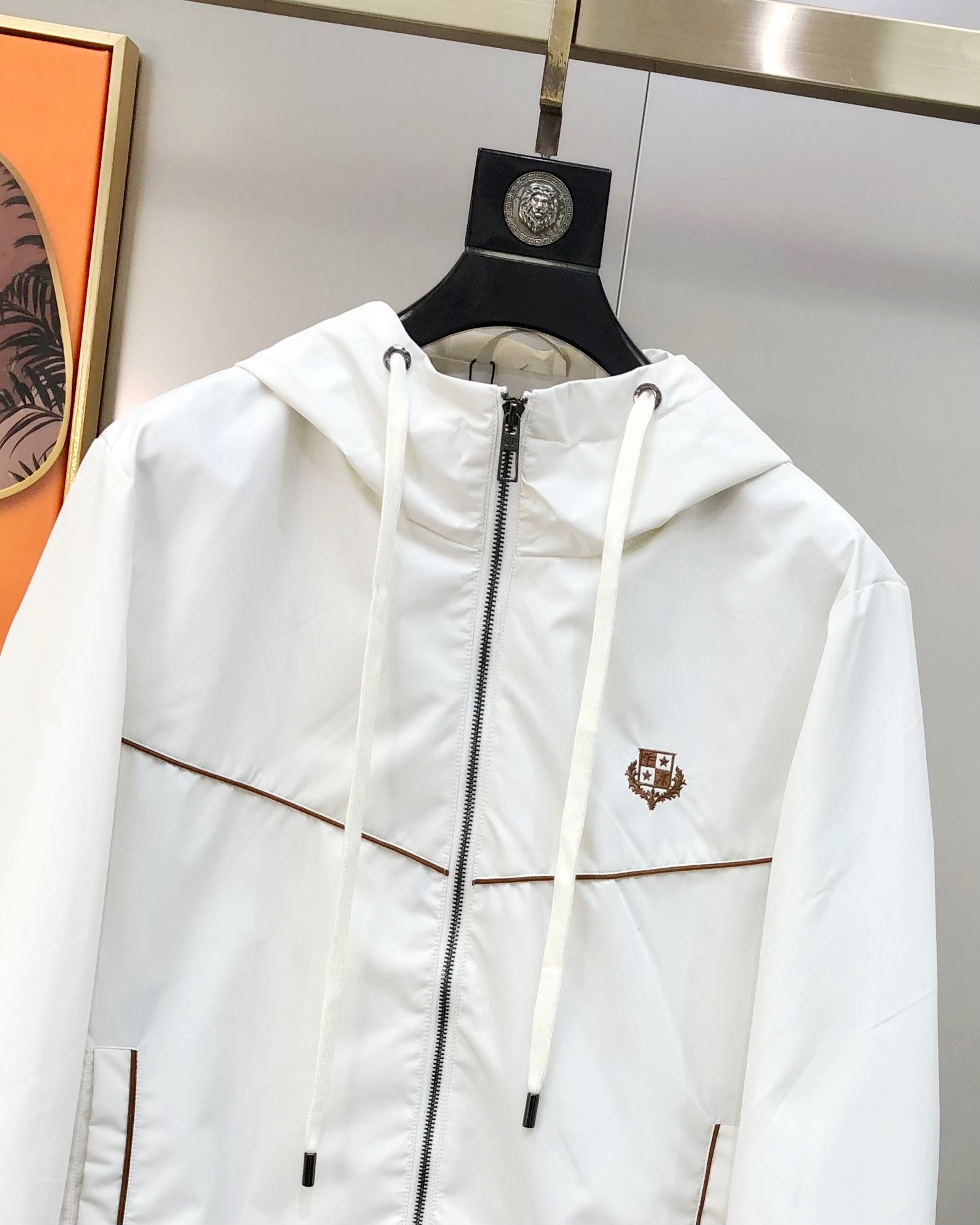 Loro Piana Veste légère à capuche – Blanc - vue 3