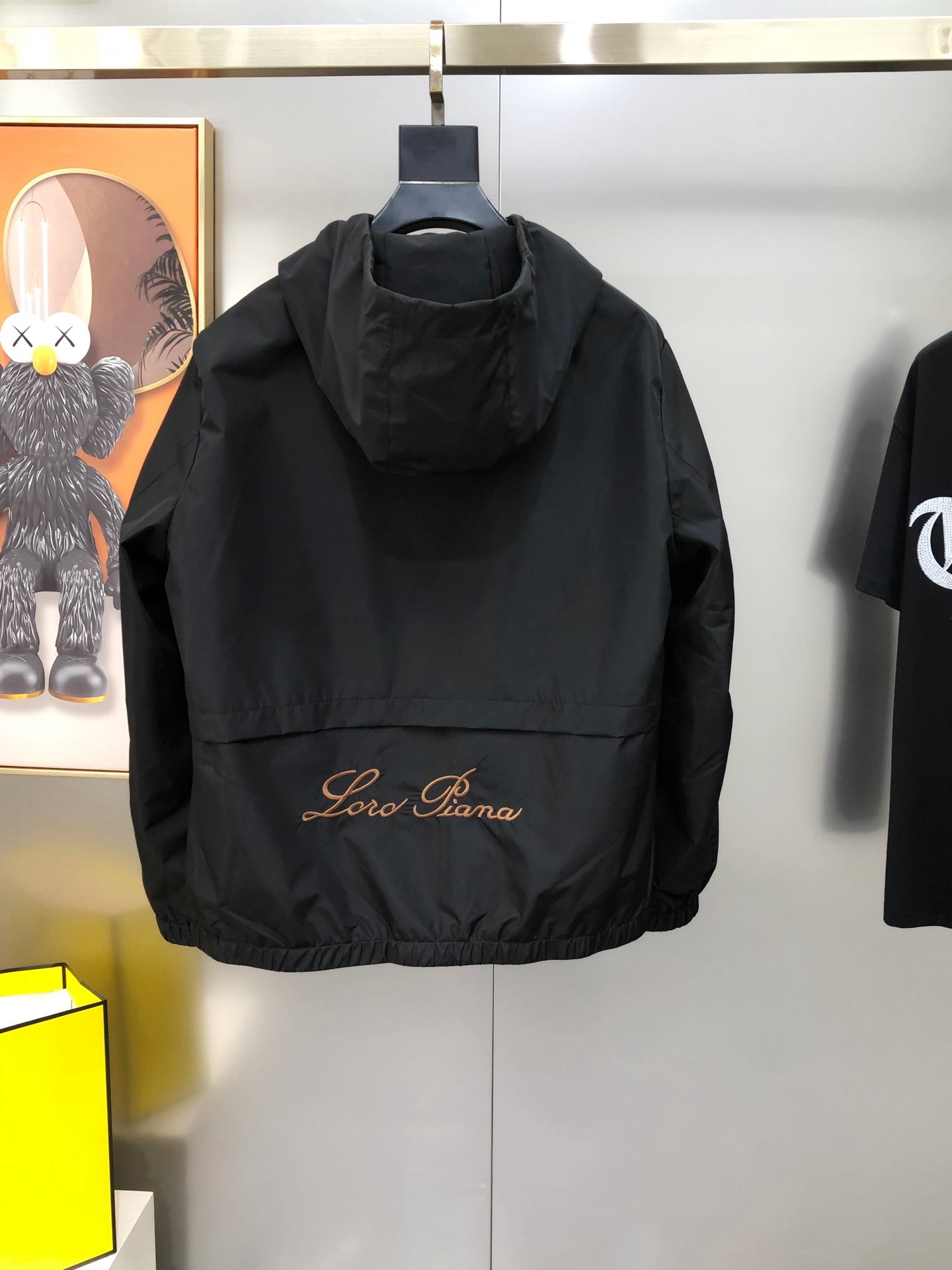 Loro Piana Veste légère à capuche – Noir - vue 5