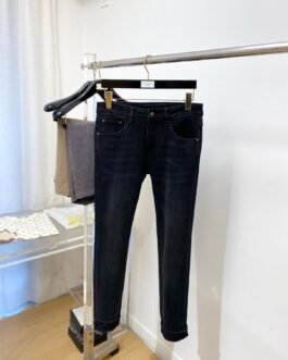 Versace Jean en denim Méduse – Noir