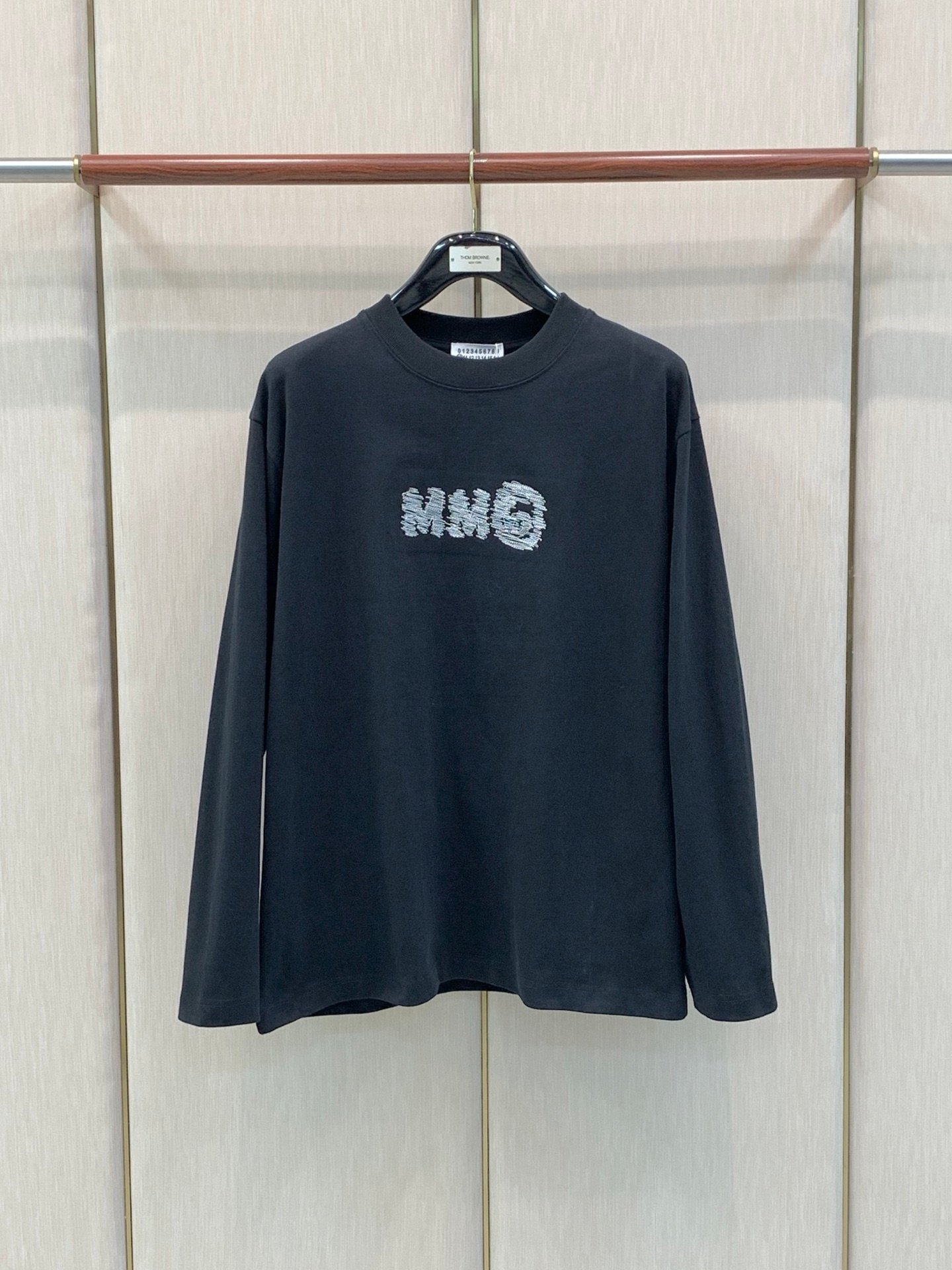 MM6 Maison Margiela T-shirt manches longues à logo graphique
