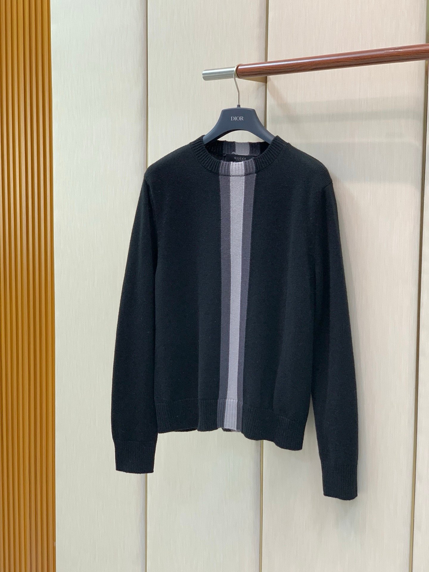 Gucci Pull en maille à bande verticale