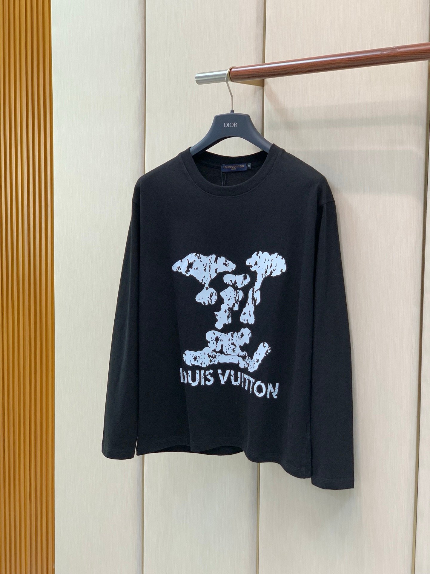 Louis Vuitton T-shirt manches longues imprimé graphique