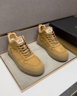 UGG Baskets montantes à lacets Jaune miel