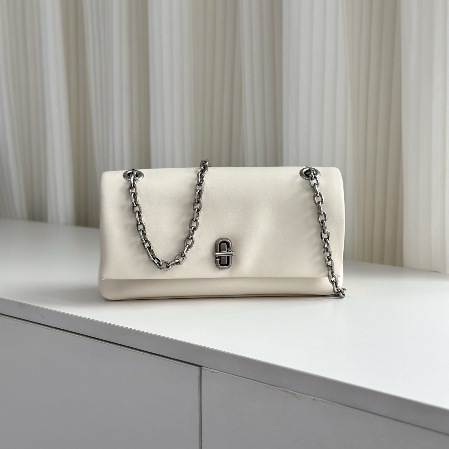 Marc Jacobs Mini sac à rabat avec bandoulière chaîne - vue 2