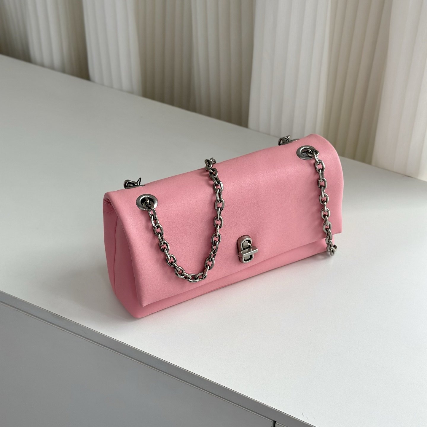 Marc Jacobs Mini sac à rabat avec bandoulière chaîne - vue 16