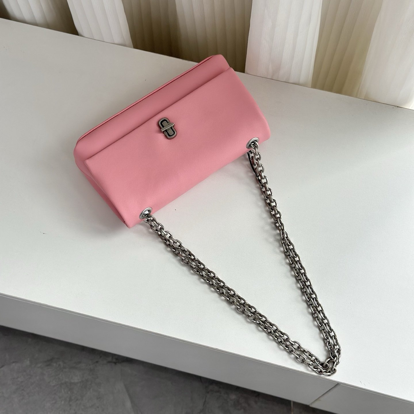 Marc Jacobs Mini sac à rabat avec bandoulière chaîne - vue 18