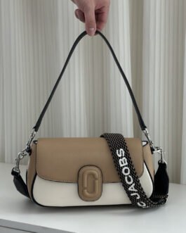 Marc Jacobs Sac à rabat bicolore à boucle ovale