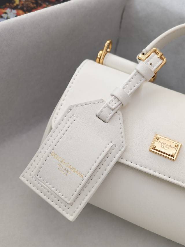 dolce & gabbana sac sicily structuré avec porte-étiquette assorti - vue 11