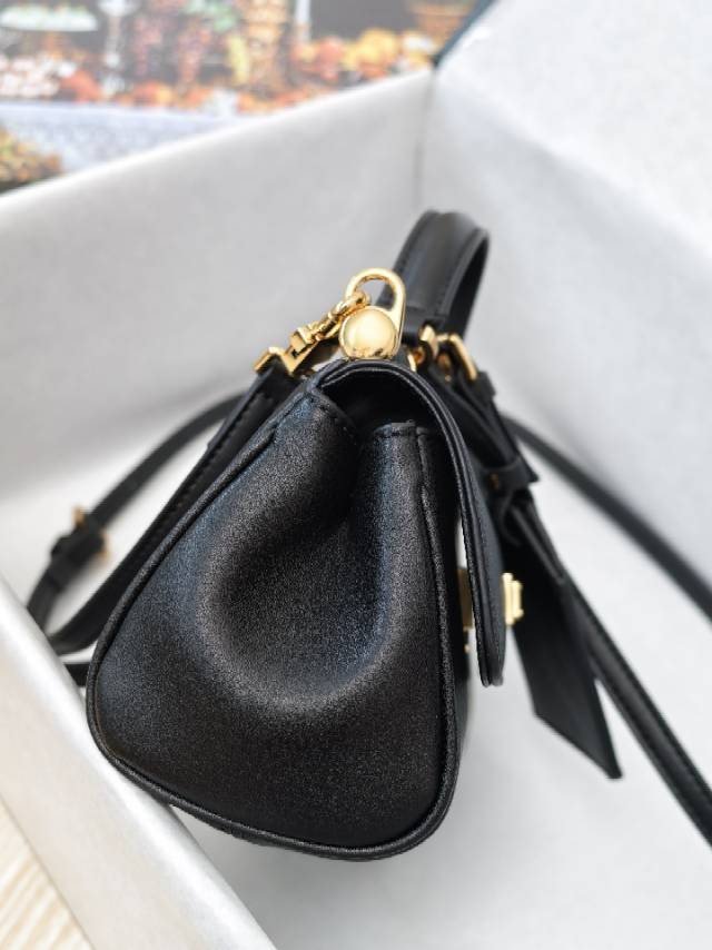 dolce & gabbana sac sicily structuré avec porte-étiquette assorti - vue 10