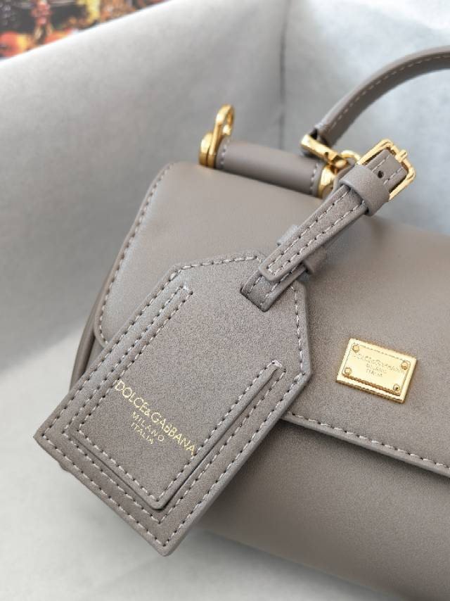 dolce & gabbana sac sicily structuré avec porte-étiquette assorti - vue 26