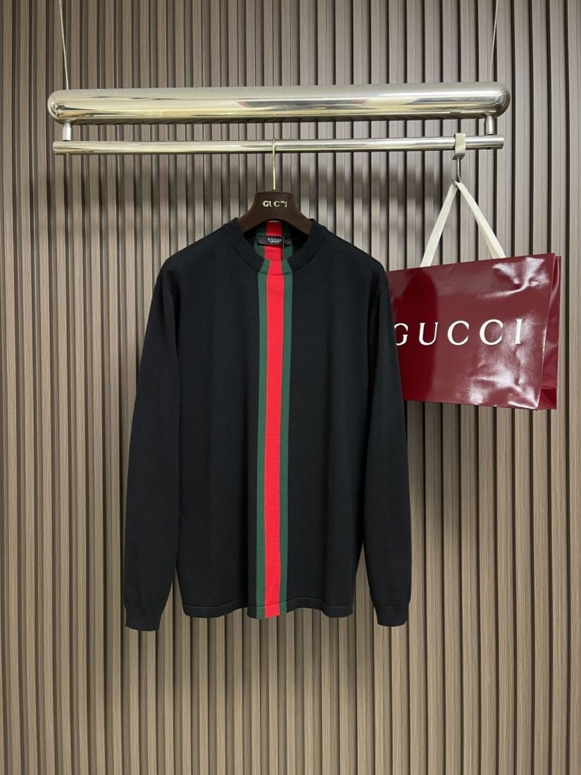 Gucci Veste de survêtement zippée à bandes vertes et rouges