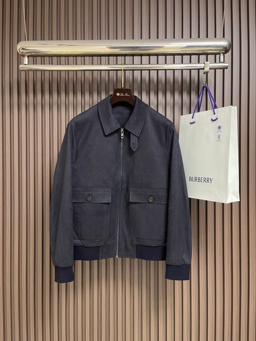 blouson zippé à rabats de poche et finition veloutée - vue 2