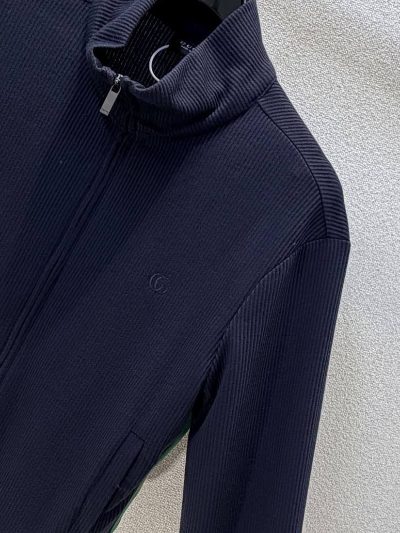 gucci veste zippée en maille à bandes latérales - vue 4